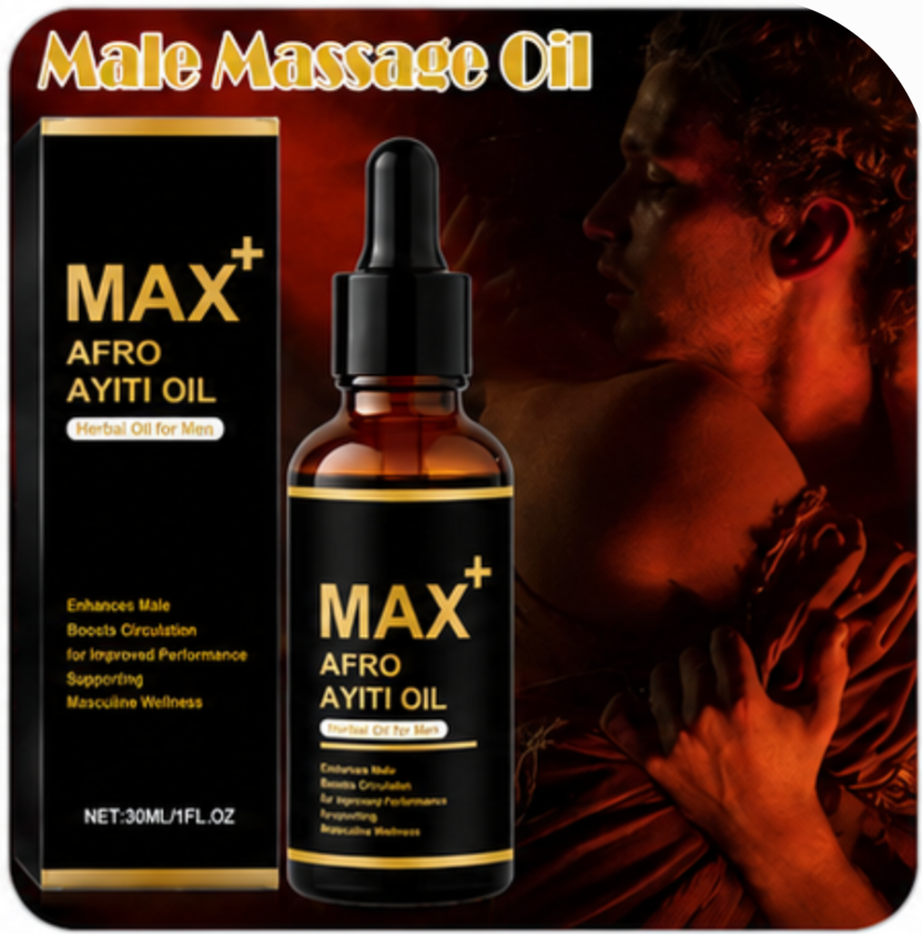 (BUY 1 GET 2) 30ml  Natural Herbal Men's African Ayi Oil MAX+ AFRO AYITI OIL Male Body Massage Essence Oil Serenzza