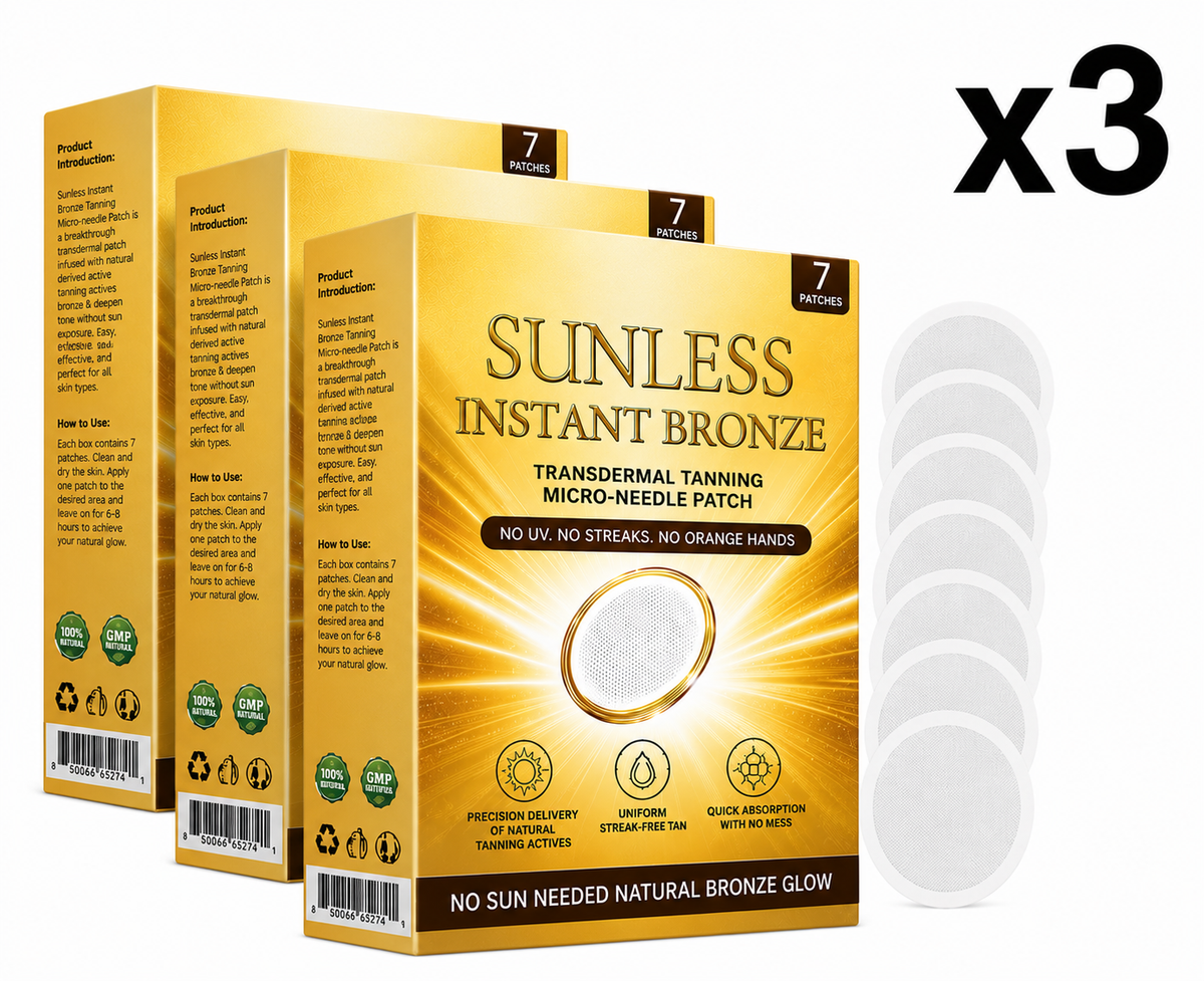 Sunless Natural Glow Tanning Microdarts Patch USA Serenzza UK