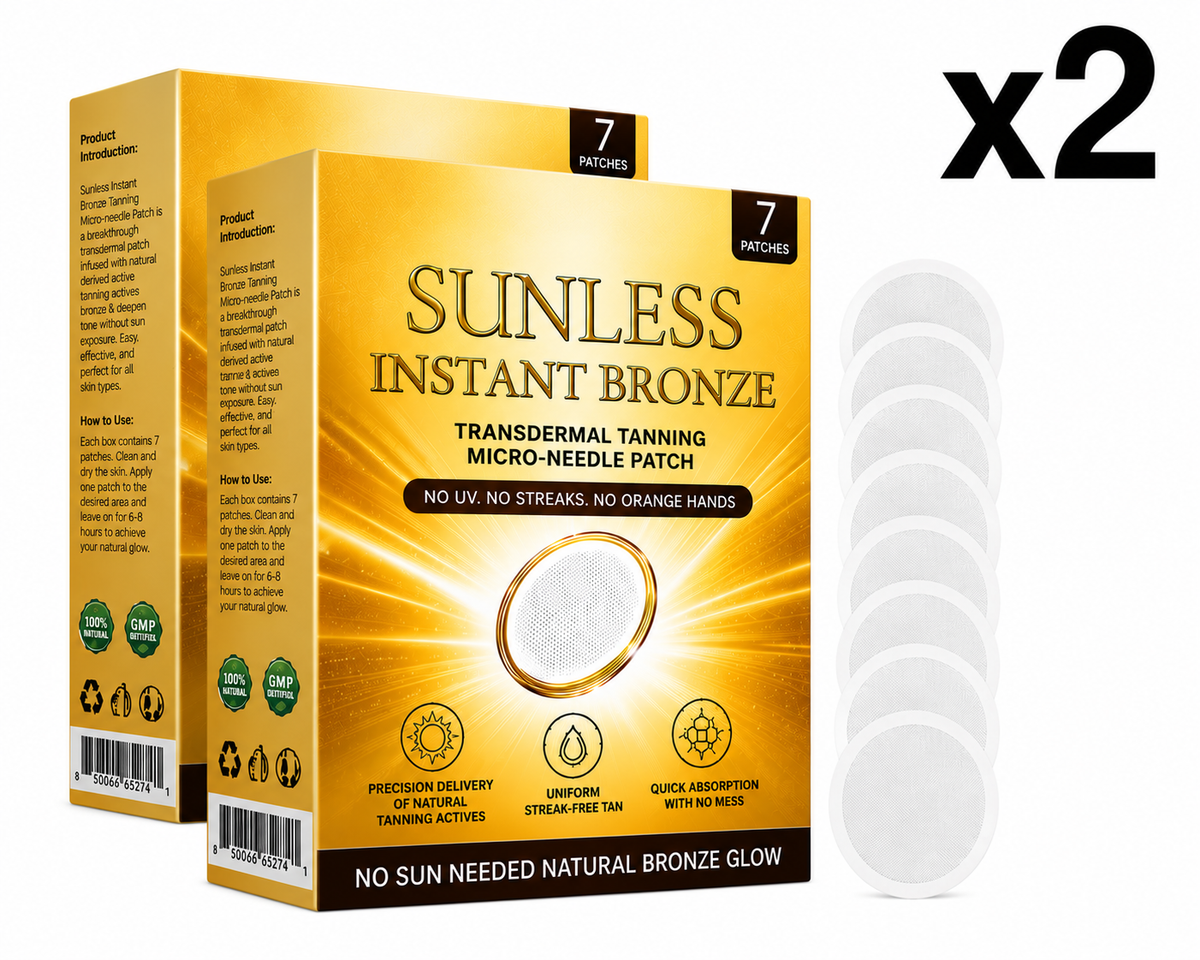Sunless Natural Glow Tanning Microdarts Patch USA Serenzza UK