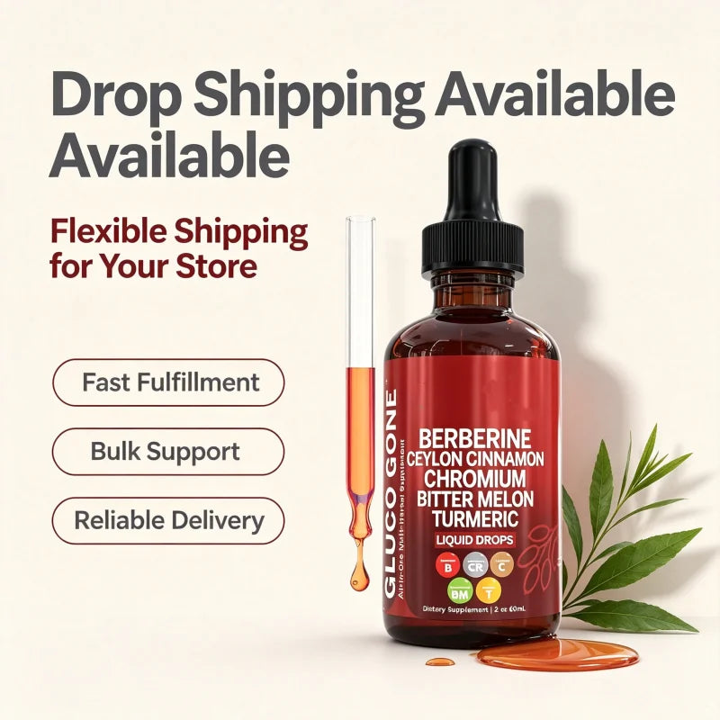 Organic Berberine Cinnamon Ceylon Liquid DropsSupplement with Bitter Melon Serenzza