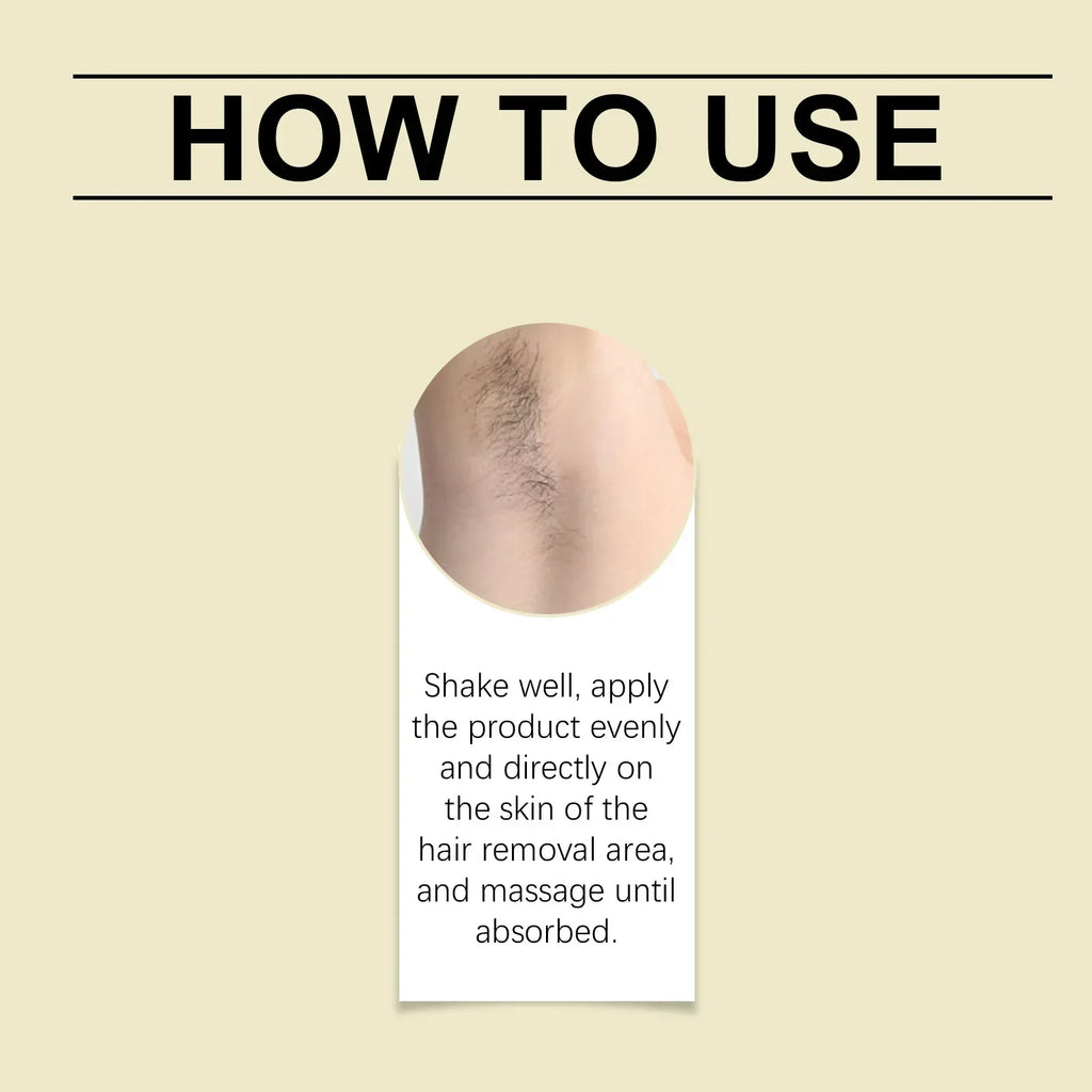 Cyperus Rotundus Hair Removal Care Oil Inhibit Hair Growth Reduce Redness Moisturizing Smoothing Repair Legs Arms Depilatory Oil