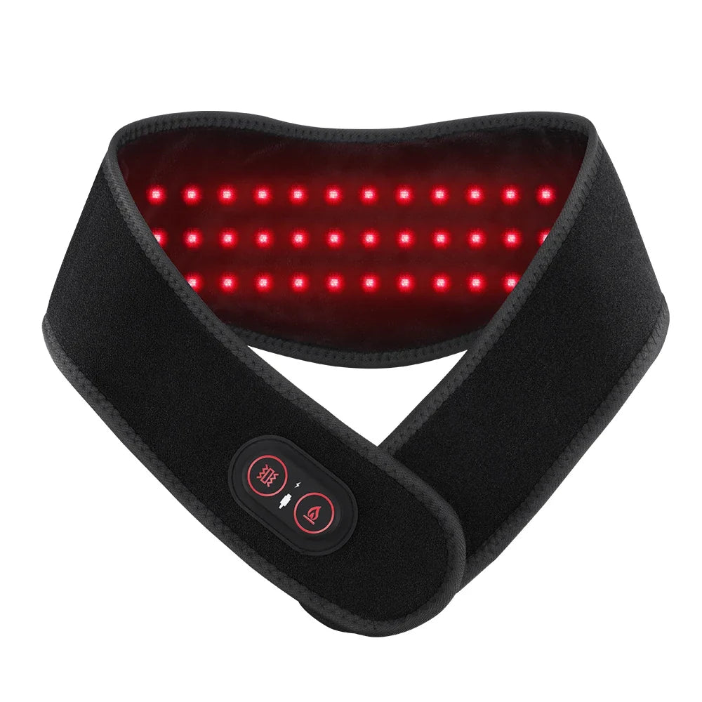 Red Light Therapy Neck Heating Belt – Infrared Neck Massager Serenzza