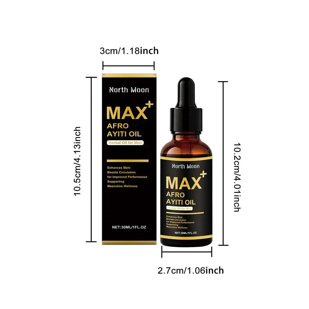 (BUY 1 GET 2) 30ml  Natural Herbal Men's African Ayi Oil MAX+ AFRO AYITI OIL Male Body Massage Essence Oil Serenzza