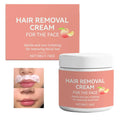Facial Hair Removal Cream, Natural Aloe Vera Quick Gentle Fast-Acting Hair Remover Cream for Face & Lip, Moisturizing & Soothing
