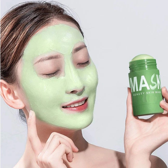 ( BUY 1 GET 2)Green Tea Purifying Clay Face Mask Oil Control Blackhead Remover