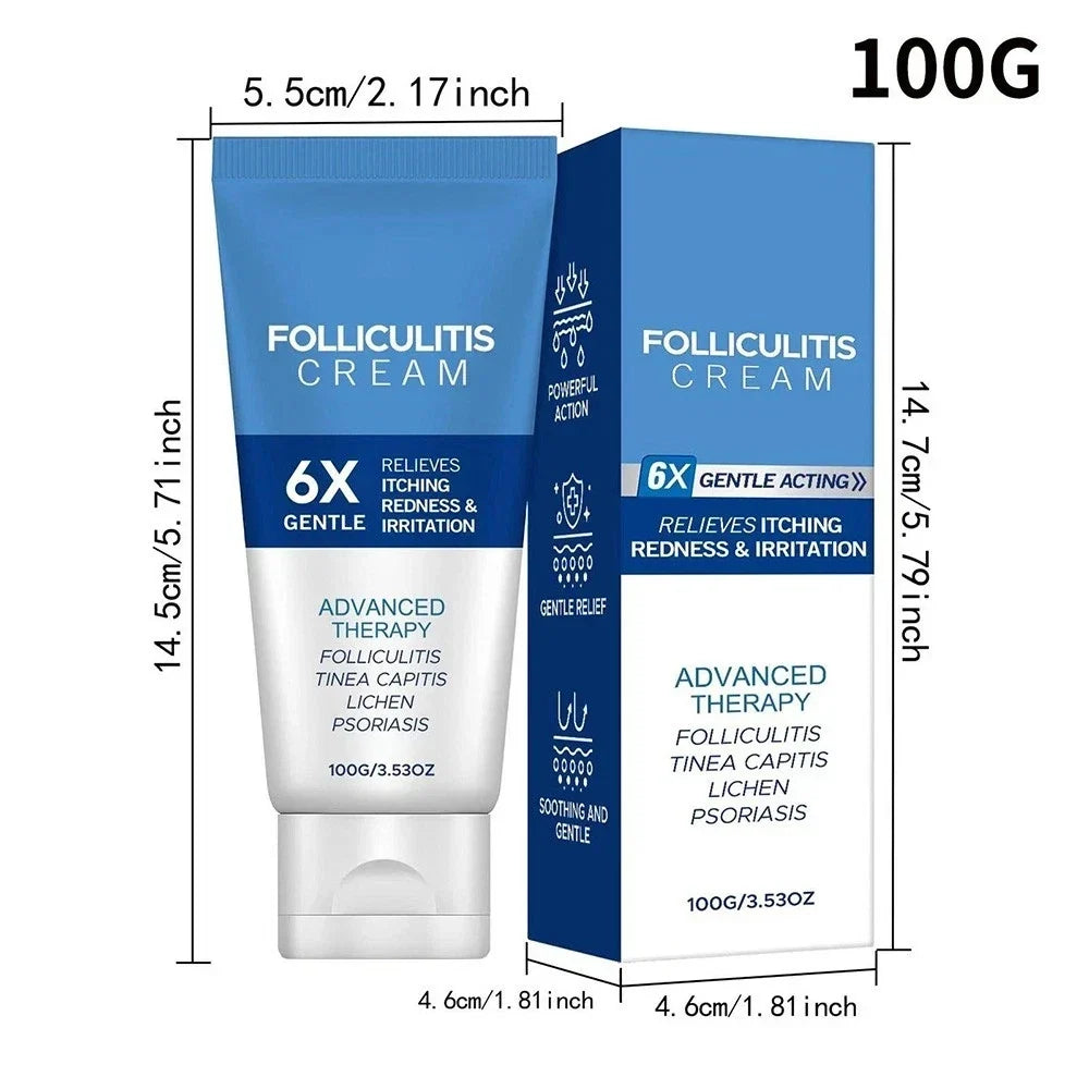 Folliculitis Treatment Cream: Effective Treatment for Folliculitis Scalp,100g/1x