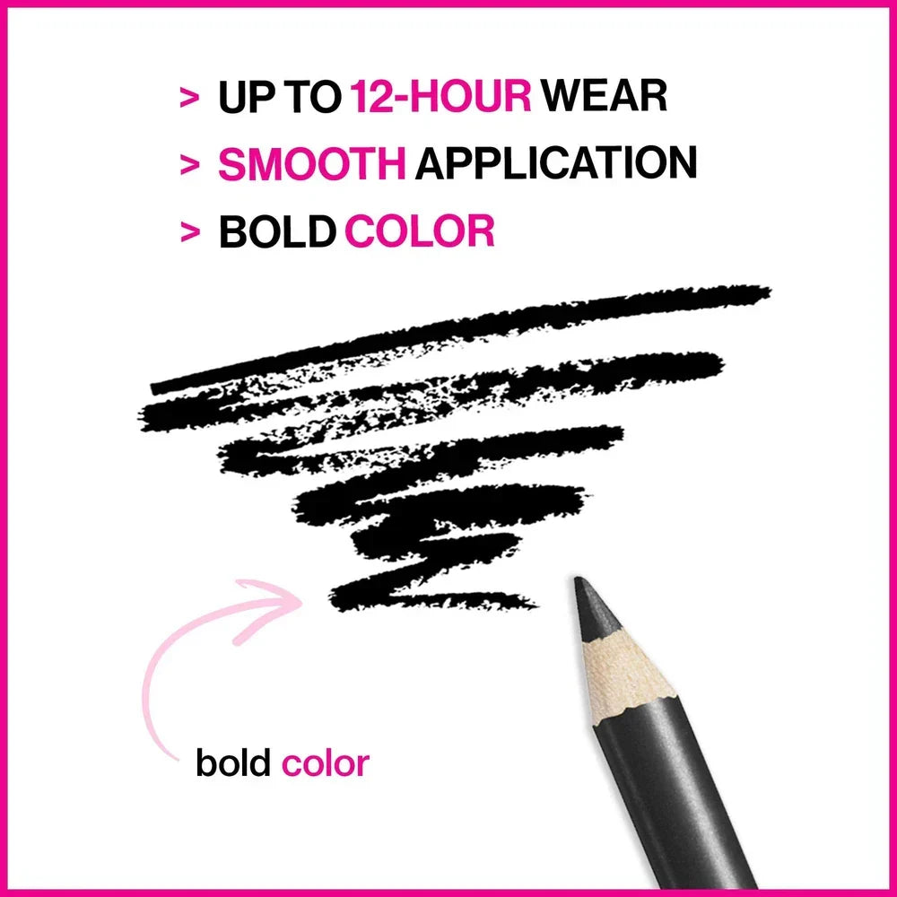 wet n wild Color Icon Kohl Eyeliner 1 Count (Pack of 1), Baby's Got Black