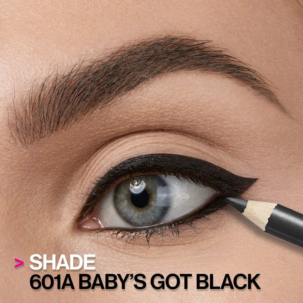 wet n wild Color Icon Kohl Eyeliner 1 Count (Pack of 1), Baby's Got Black