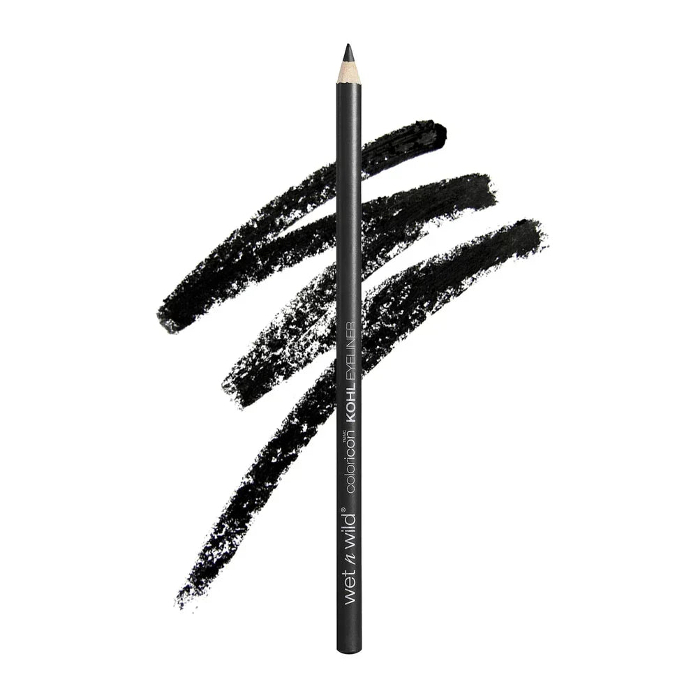 wet n wild Color Icon Kohl Eyeliner 1 Count (Pack of 1), Baby's Got Black