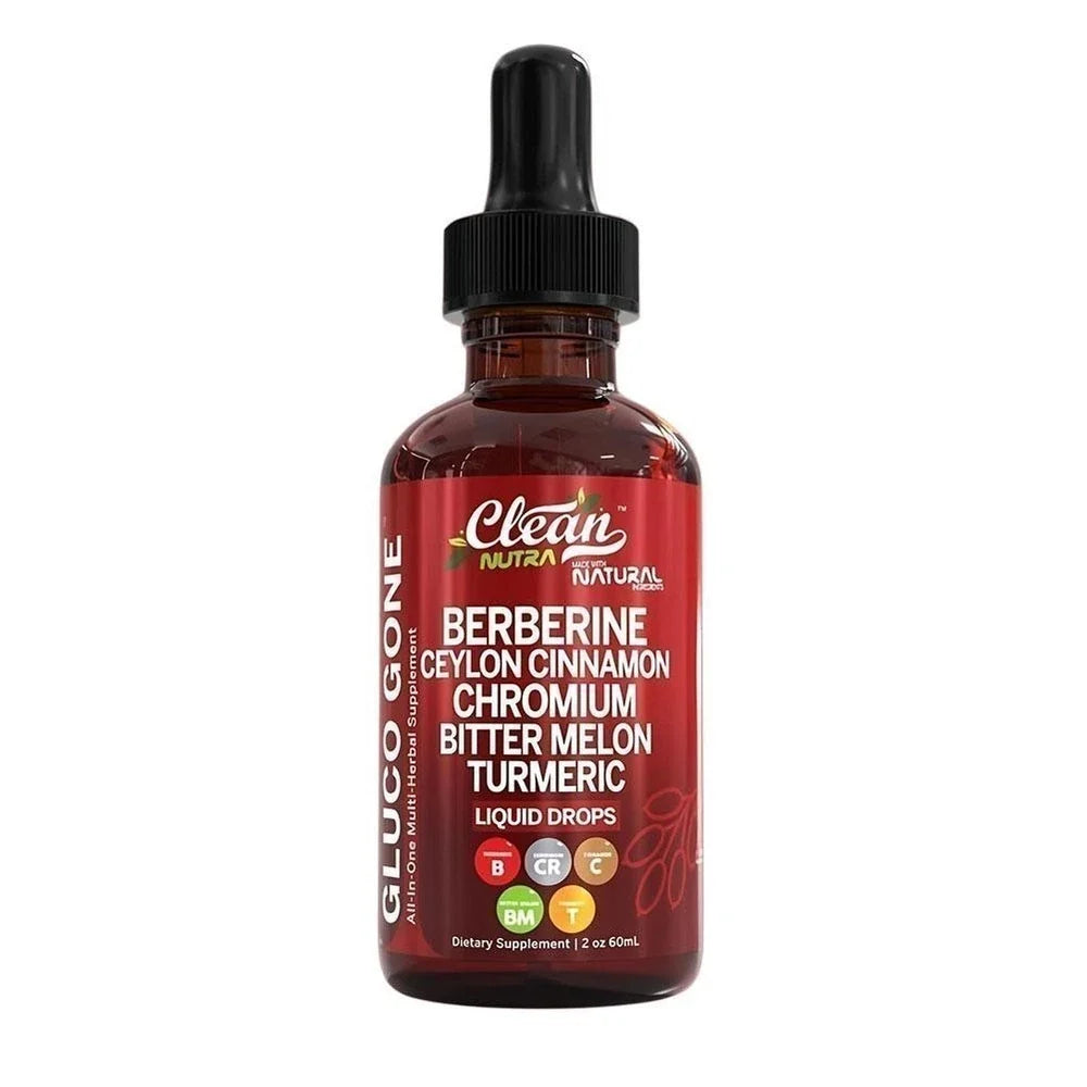 UK Organic Ceylon Cinnamon Berberine Liquid Drops with Bitter Melon Extract 60ml