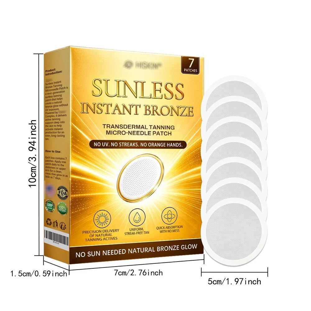 Sunless Natural Glow Tanning Microdarts Patch USA Serenzza UK
