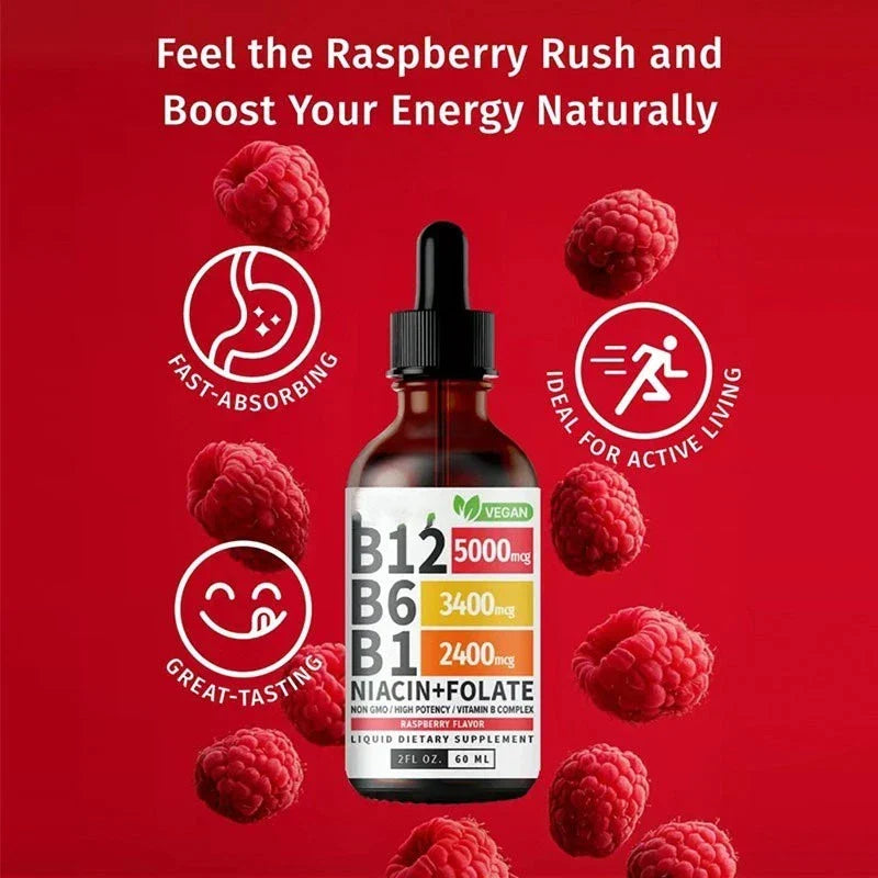 1-3Bottles Vitamin B12 5-in-1 Complex